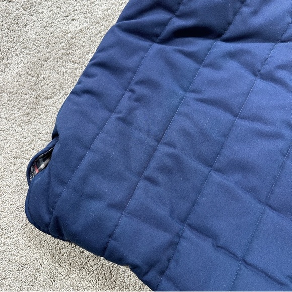 Barbour Men’s Quilted Vest Trekker Waistcoat Padded Country Gilet Navy Size S - Picture 12 of 16